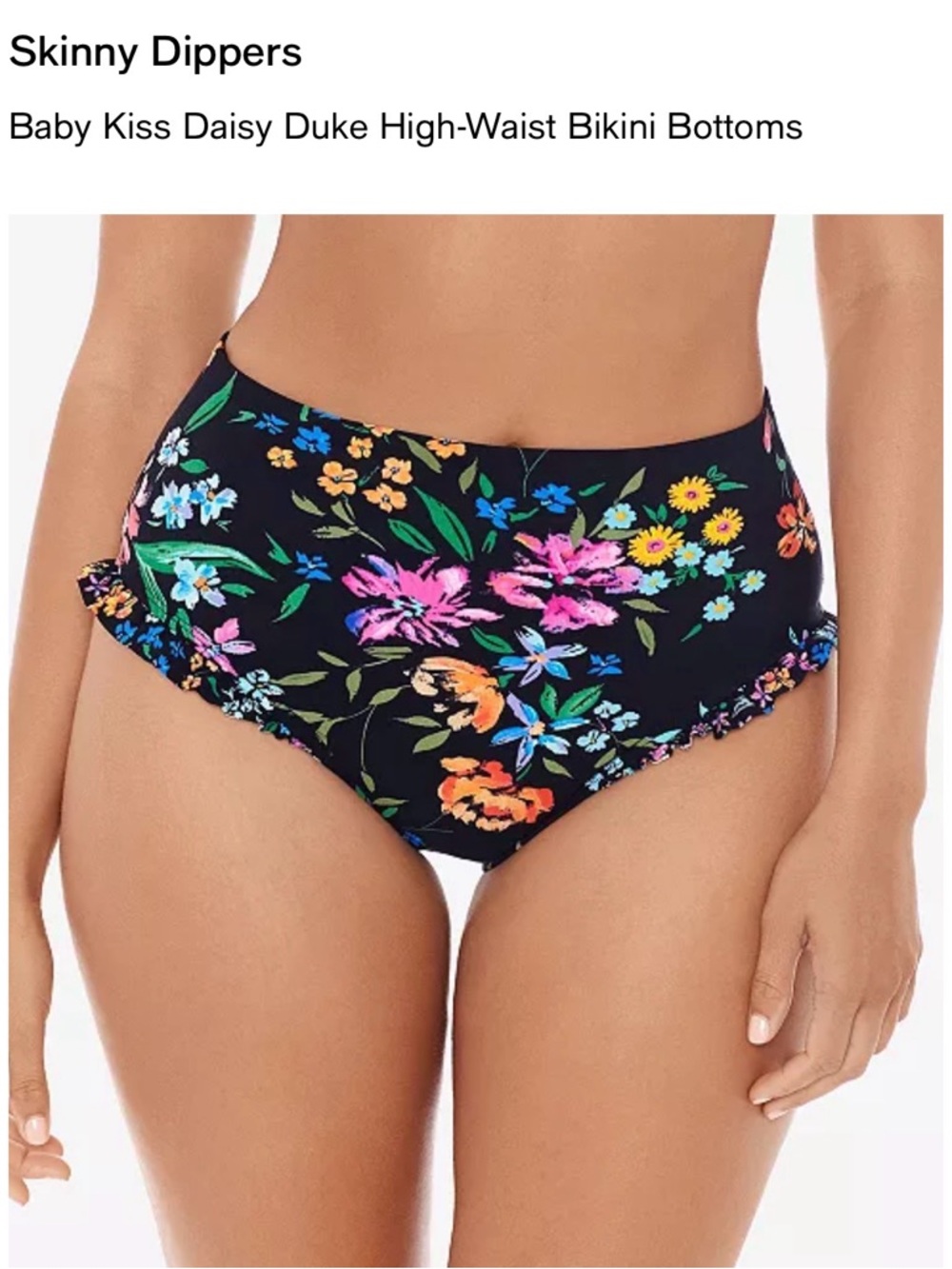 Skinny Dippers Women's Swimwear Daisy Mae Scoop Neck Bikini - Picture 3 of 11